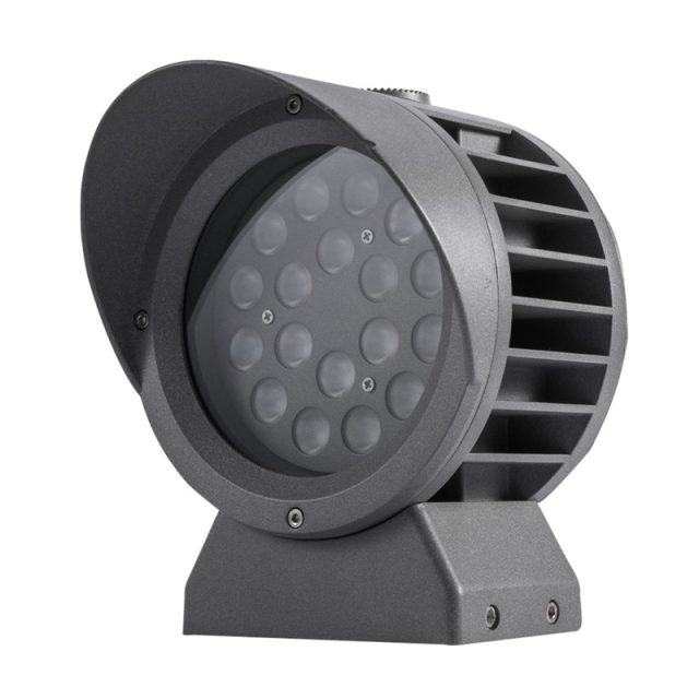 3-100W 新款壁灯支架+遮光罩户外投光灯外壳套件