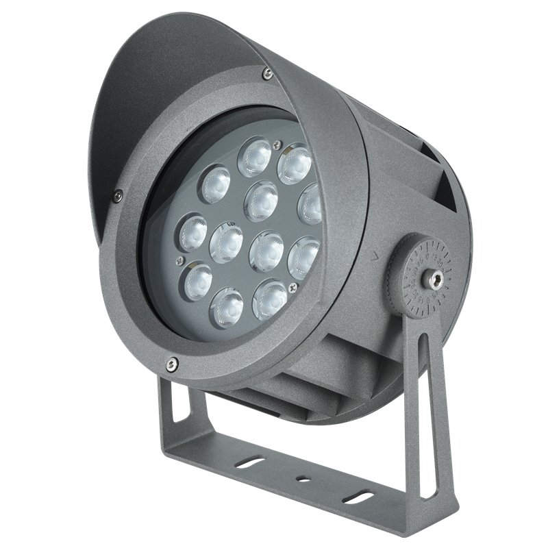 3-100W 新款U型支架+遮光罩户外投光灯外壳套件 04