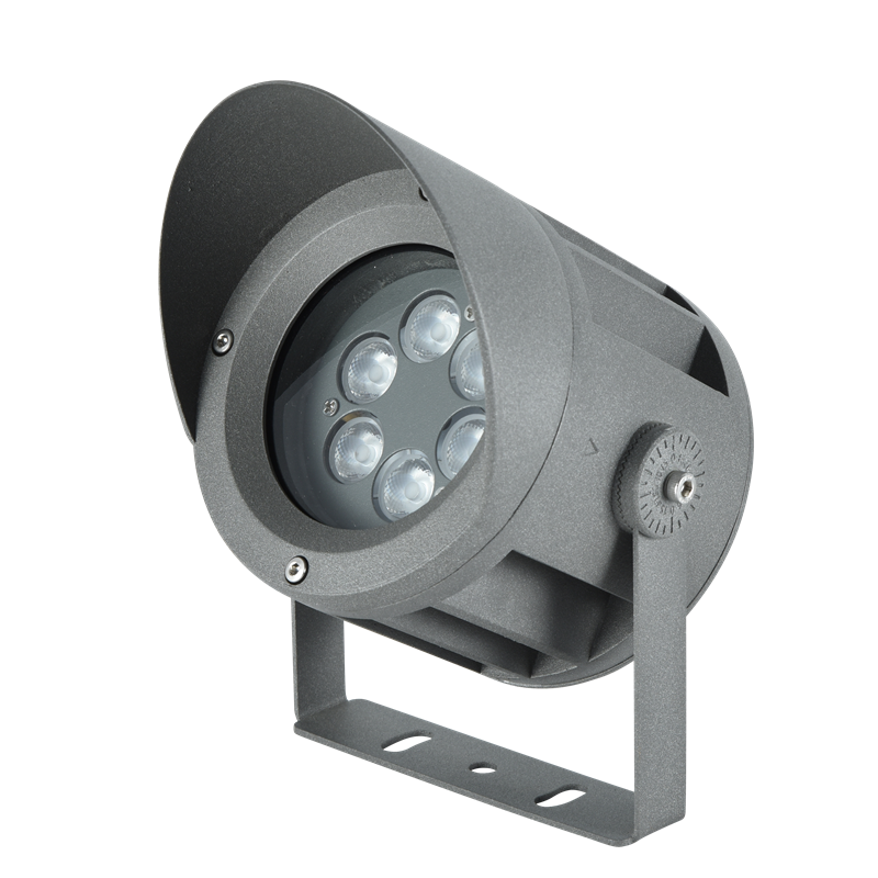 3-100W 新款U型支架+遮光罩户外投光灯外壳套件 03